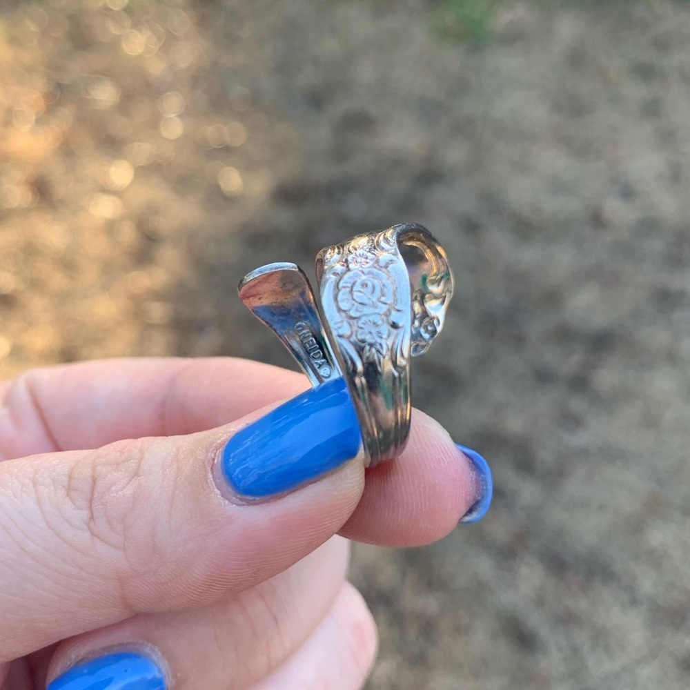 Silver Spoon Adjustable Wrap Ring - image 7